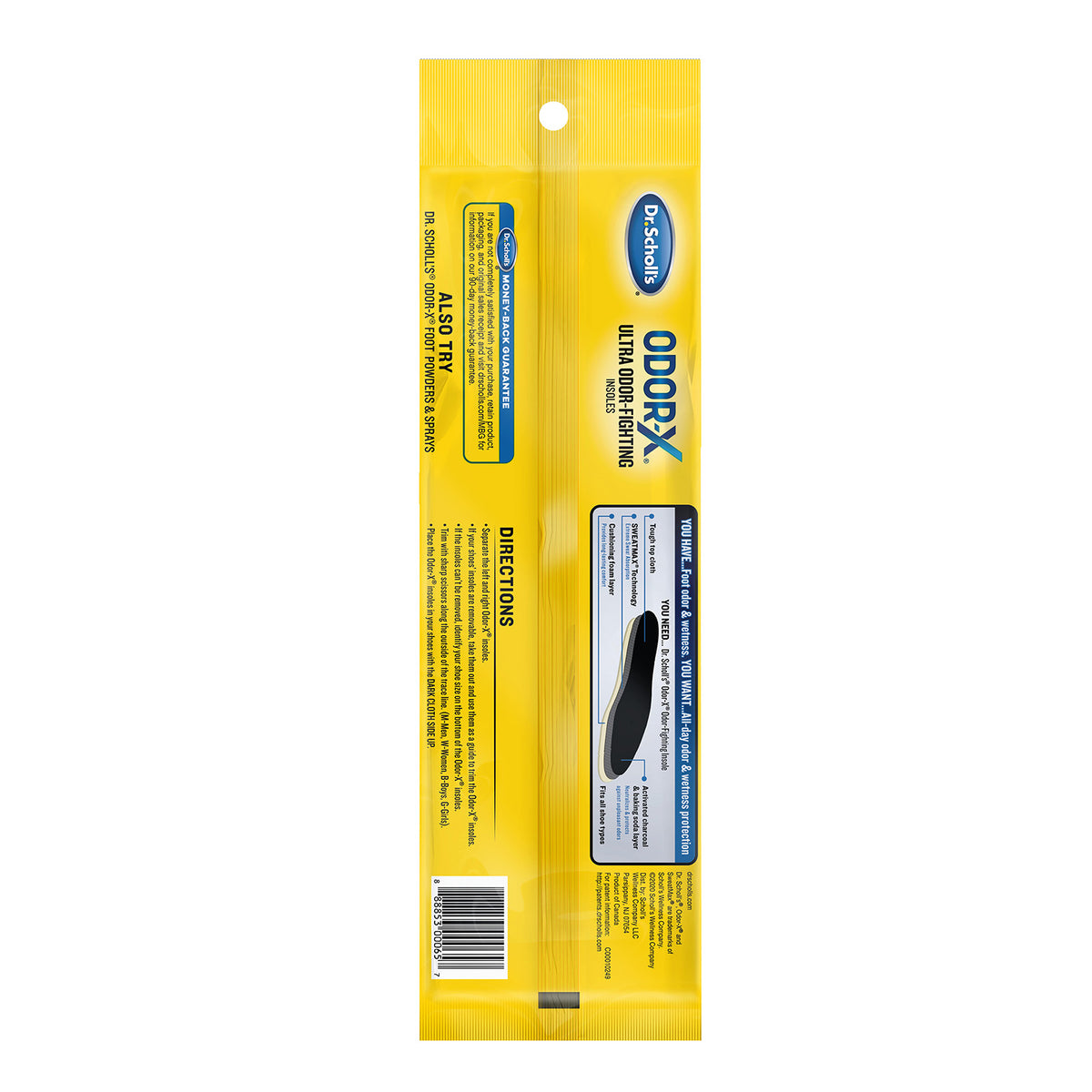 Medicated insoles for smelly new arrivals feet