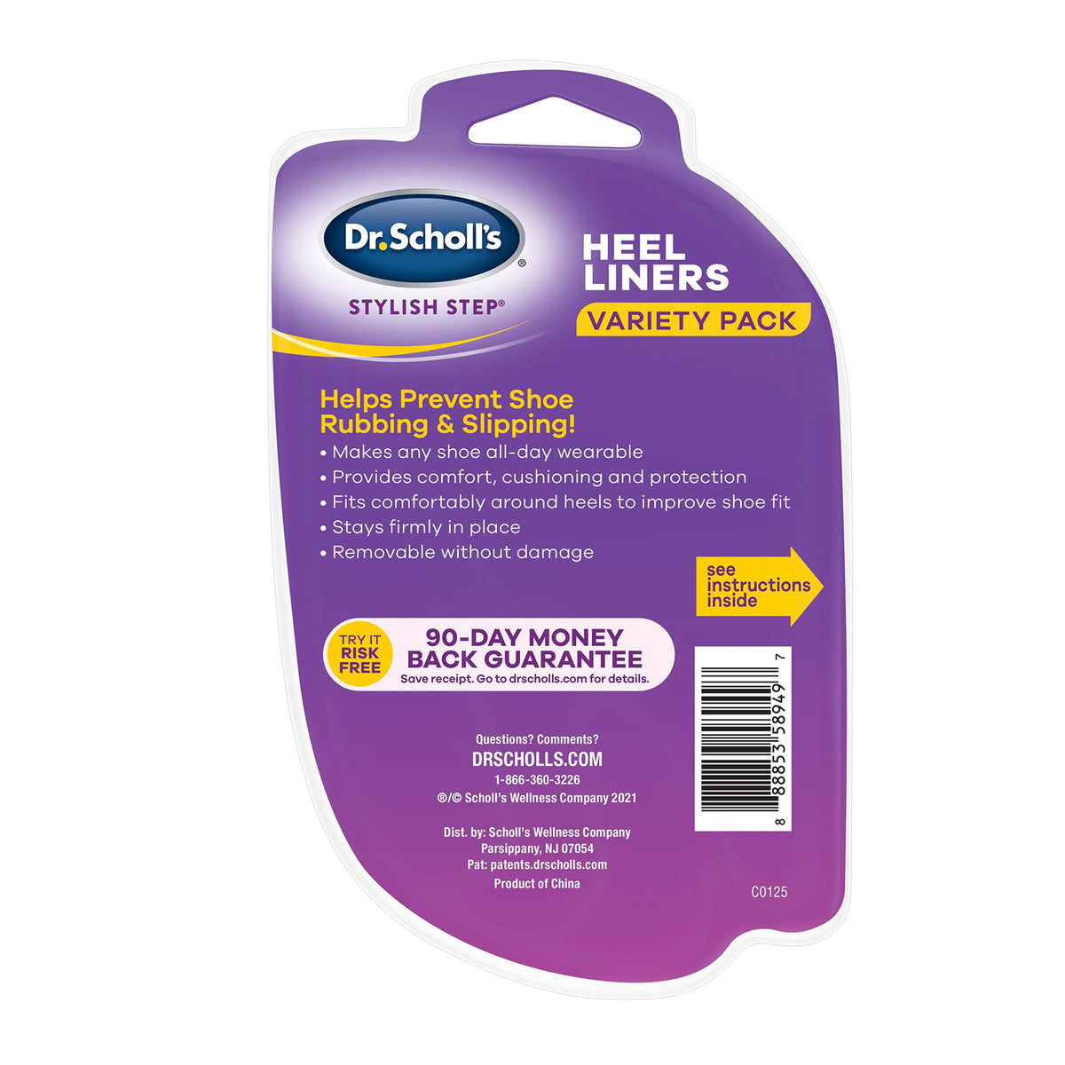 Stylish Step Heel Liners 3 Pack Dr Scholls Singapore Dr. Scholl's