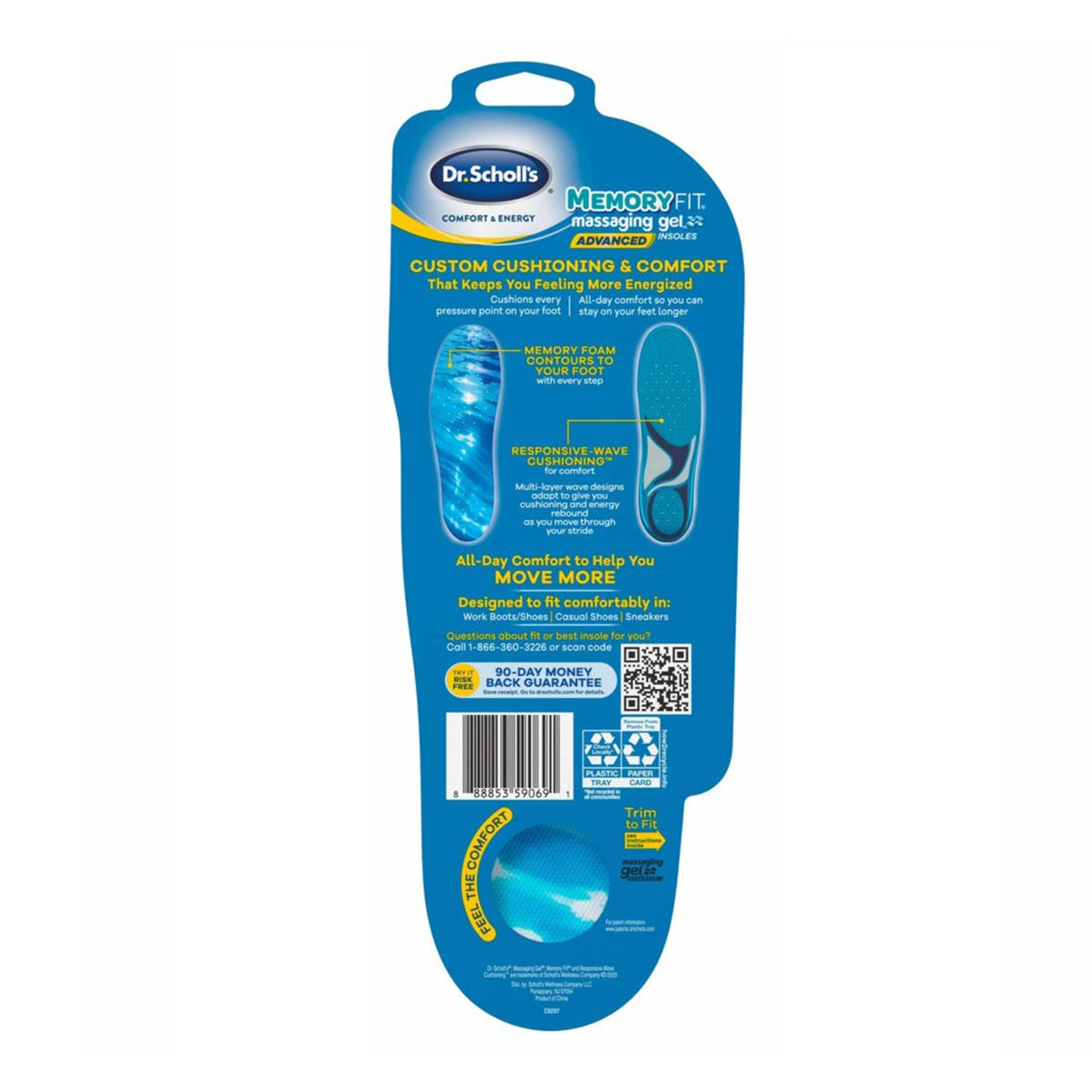 Gel hot sale scholl insoles