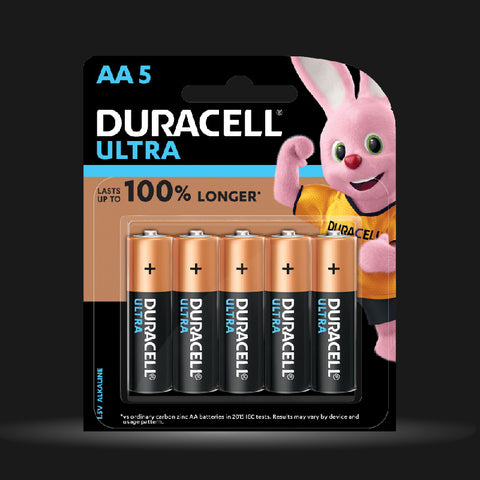 Duracell Alkaline AA Batteries, pack of 5