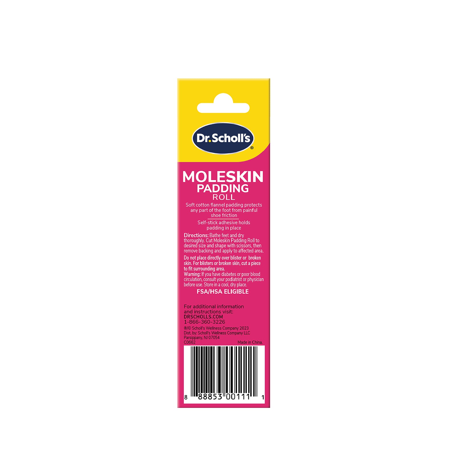 Moleskin Padding Roll Dr Scholls Singapore Dr. Scholl's Singapore