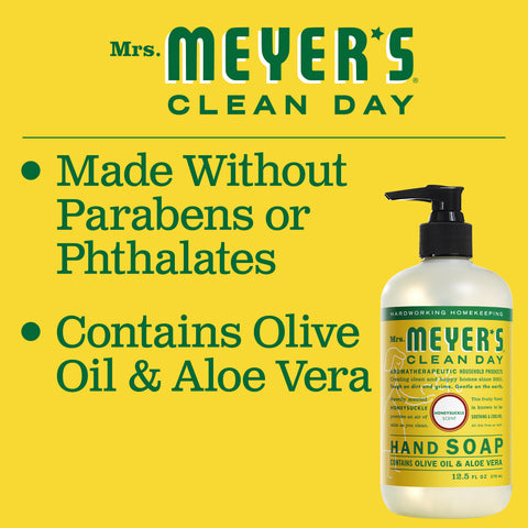 Mrs Meyers Liquid Hand Soap Honeysuckle 370ml