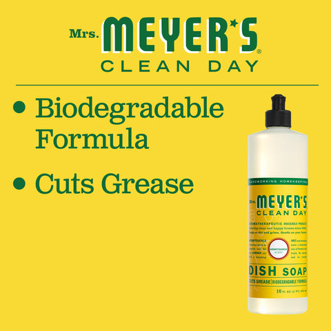 Mrs Meyers Liquid Dish Soap Honeysuckle 473ml