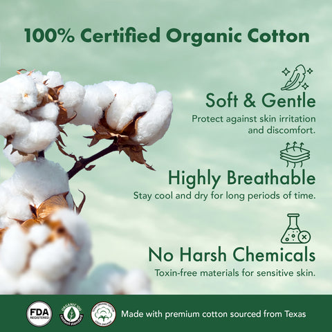 Rael Organic Large Pads 14's