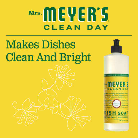 Mrs Meyers Liquid Dish Soap Honeysuckle 473ml