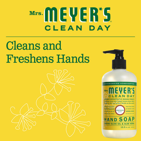 Mrs Meyers Liquid Hand Soap Honeysuckle 370ml