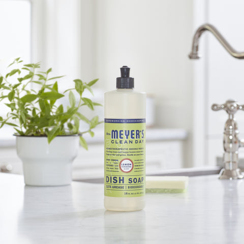 Mrs Meyers Liquid Dish Soap Lemon Verbena 473ml