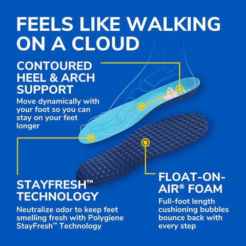 Float-On-Air® Comfort Insoles Men