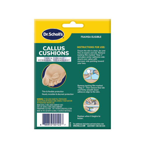 Callus Cushions with Hydrogel Technology 5ct