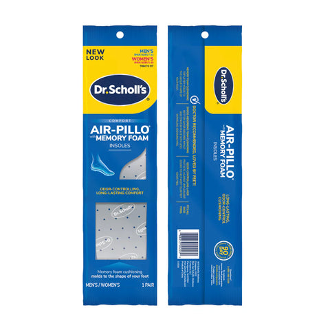 Air-Pillo® with Memory Foam Insoles