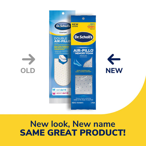 Air-Pillo® with Memory Foam Insoles