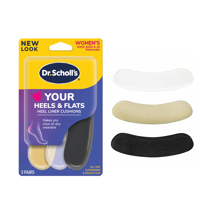 Stylish Step Heel Liners 3 Pack Dr Scholls Singapore Dr. Scholl's