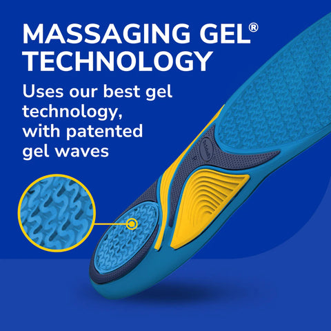 Energizing Comfort with Massaging® Gel Insoles Women