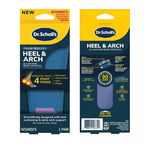 Heel & Arch Pain Relief Orthotics Insoles Women