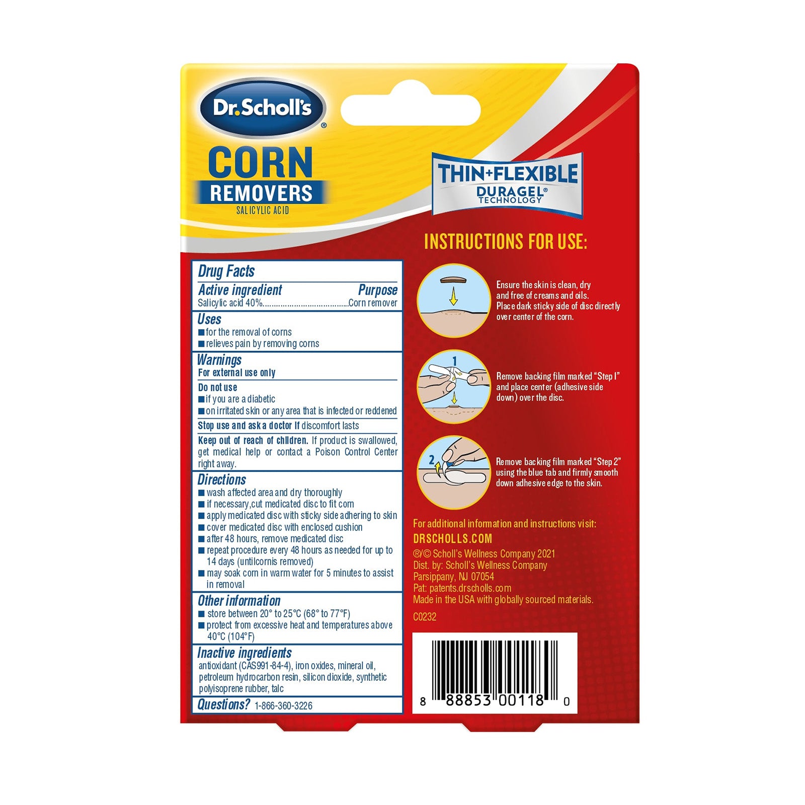 DuraGel Corn Remover | Dr Scholls Singapore - Dr. Scholl's Singapore