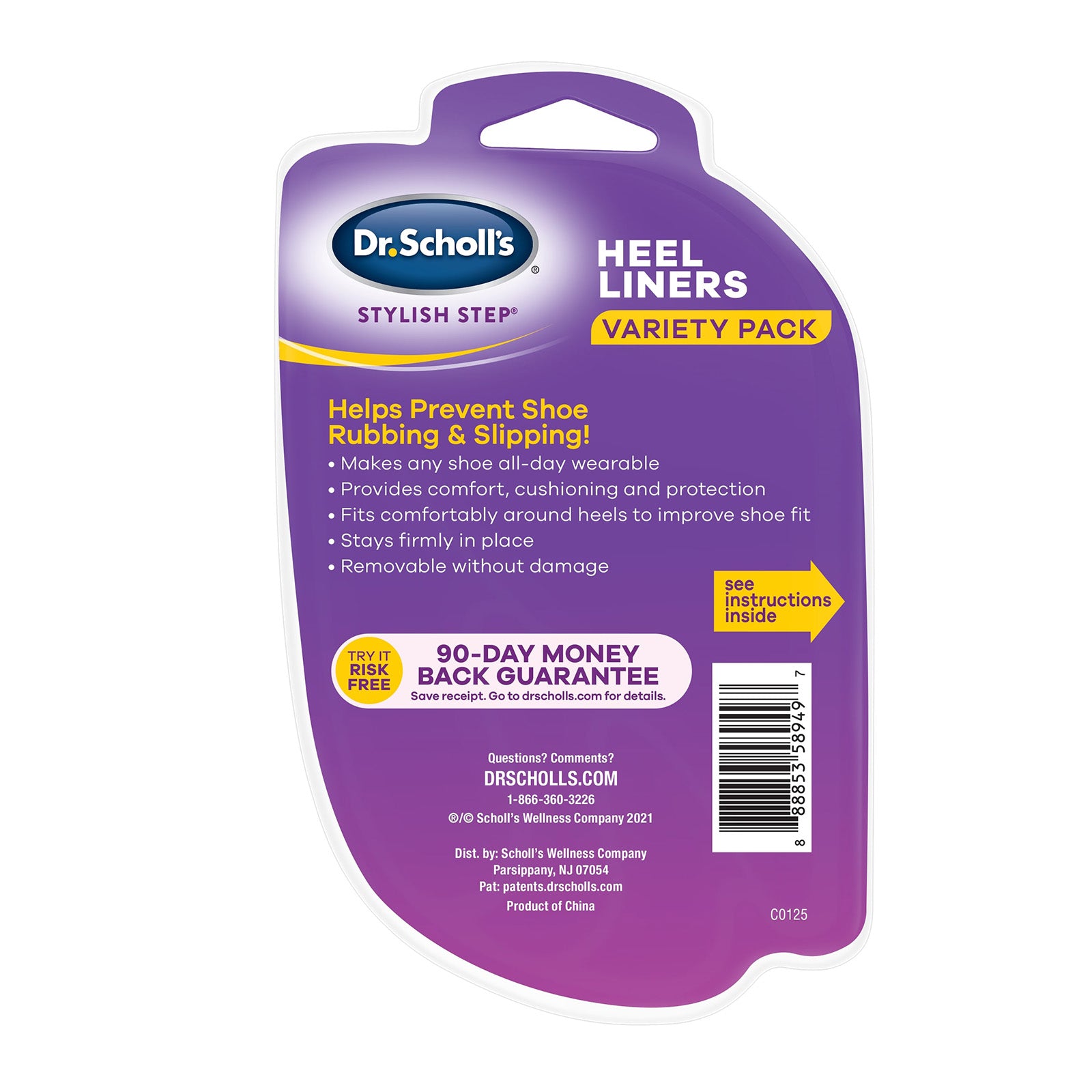 Stylish Step Heel Liners 3 Pack Dr Scholls Singapore Dr. Scholl's